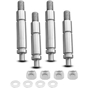 4 Pcs Dryer Left and Right Side Shafts Kit Replace W10359269 W10359270 Fit for Whirlpool Maytag Kenmore Crosley Inglis Estate KitchenAid Roper Dryer Roller Shaft Set