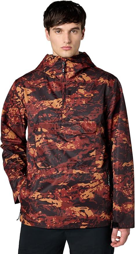 Oakley Mens Divisional Recycled Shell Anorak Jacket Jacket, Large 