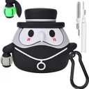 Compatible with Airpods 3rd Generation Cute case Cover, Luminous Medieval Plague Doctor Anime Design Compatible with Airpods 3 case 2021 TPU Silicone Case