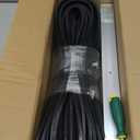 alophoty 16.5 FT Garage Door Seal Bottom Kit - Heavy Duty EPDM Rubber U+O Ring Weather Stripping with Pre-drilled Aluminum Track, Universal Replacement Stops Rain, Drafts & Pests, Easy to Install
