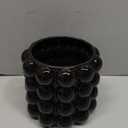 Bubble Vase, Black Ceramic Vase, Small Vase, Flower Vase, Boho Vase, Decorative Vase, Vase Decor for Living Room, Office, Bathroom, Shelf, Fireplace, Farmhouse, Coffee Table, 5 Inches (Medium)