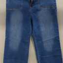 PHISOCKAT High Waisted Wide Leg Jeans for Women Stretchy Baggy Jeans Trendy Denim Pants with Pockets, Size 10