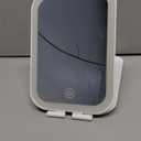 Travel Makeup Mirror, Portable Mirror with 3 Adjustable Light Settings, USB-Rechargeable Vanity Mirror with LightsGift for Women and Girls (White)