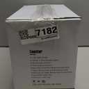 Touch screen Toaster 2 slice,Stainless Steel Digital Timer Toasters with Sound Function,6 Bread Types & 6 Shade Settings,Smart Extra Wide Slots Toaster with Bagel,Defrost Functions,Platinum