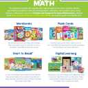 School Zone Big Math 1-2 Workbook: 320 Pages, 1st Grade, 2nd Grade, Elementary Math, Addition, Subtraction, Word Problems, Time, Money, Fractions, Ages 6 to 8