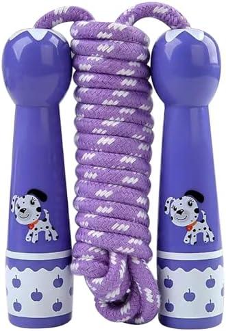 Jump Rope for Kids Girls and Boys, Soft Beaded Jump Ropes, Adjustable Skipping Rope, Tangle-Free Segmented Rope for Kid and Women Men Adults Exercise, Keeping Fit, Training - 9.2Ft 