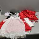 EBYTOP Halloween Costume for Girls 2025 Red Cape Basket Mini Dress Skirt 2t 10-12 14-16 for Toddler Baby Kids Accessories, 4