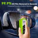 2 x New 2PCS Auto Glass Degreaser & Oil Film Cleaning Brush Set Windshield Polish & Window Cleaner for Ultimate Clarity (2024 Upgraded 2.0)