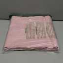 JIALE Textured Tablecloth, Heavy Duty Linen Style Farmhouse Table Cloth Rectangle Tables, Wrinkle-Free Washable Waterproof Table Cover for Kitchen, Dining, Parties, 55"x90", Pink