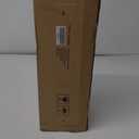 KAMANINA Black Curtain Rods for Windows 72 to 144 Inch, 1 Inch Heavy Duty Long Curtain Rod 32 to 144 (6-12ft), Adjustable Single Drapery Rods with Square Finials (72-144", Black)