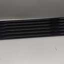 Ziliny 6 Pcs Fiberglass Broom Handle Replacement Handle Broom Stick Pole with Threaded Tip for Commercial Cleaning, 1" Dia x 48" Long, Black