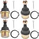 GOIPKO 51375-HP5-601 Upper/Lower Ball Joint Kit Fit for Honda TRX 420 450 500 650 680 Rancher Rincon Foreman Rubicon 1998-2021 Replace# 51355-HN0-A01