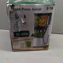 Juicer Machines, 3-in-1 Cold Press Juicer with 6.5" Extra Large Chute, 100oz Large Capacity, AC Motor, Makes Juice, Nut Milk & Sorbet, Bright White