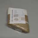 Dahey Small Cotton Rope Plant Basket Woven Plant Coiled Basket for Up to 7" Planter, Decorative Flower Pot Cover Closet Storage Bin Table Desk Organizer for Home Decor, White and Beige