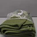 Ivissy Braided Area Rug 5x7 Ft Washable Rugs for Living Room Non Slip Bedroom Rugs Boho Dining Room Rug Cotton Living Room Woven Floor Carpet for Nursery Playroom, Green