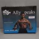Ally Peaks Pull Up Bar for Doorway | Thickened Steel Max Limit 440 lbs Upper Body Fitness Workout Bar| Multi-Grip Strength for Doorway | Indoor Chin-Up Bar Fitness Trainer for Home Gym Portable (Silver)