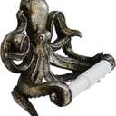 Quadow Decorative Swimming Octopus Toilet Paper Holder - Bathroom Decor