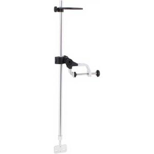 Telescopic Transducer Pole Mount, Upgraded Portable Transducer Mounts with 360 Degree Adjustable Large 3.31inch Clamp Opening for Boats, Canoes, and Kayaks