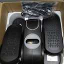 MERACH Under Desk Elliptical Machine, Leg Exerciser While Sitting for Seniors with Remote Control & 12-Speeds, Quiet Portable Electric Seated Pedal Exerciser Machine for Home Office (Classic)