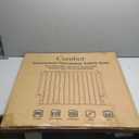 Cumbor 29.2–43" Baby Gate for Stairs, Wall-Mounted (Drill Required), Expandable No Bottom Bar Dog Gate, Auto Close Extra Wide Walk Thru, Pet & Toddler Proof Gate, Top & Bottom of Stairways,(Black)