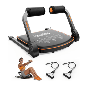 Niceday Ab Workout Equipment, Ab Machine for Stomach Workout, Ab Trainer Machine for Home, Ab Crunch Machine for Home Exercise, Sit Up Machine with Resistance Bands and 330 LBS Weight Capacity