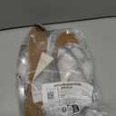 Amazon Essentials womens Casual Strappy Sandal (10, Silver)