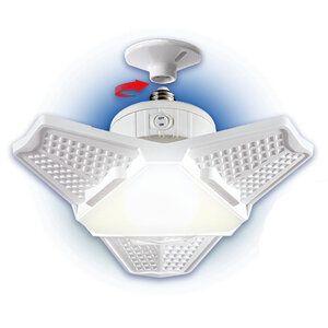 Garage Light, LED Garage Lights Motion Activated, 3 Switch Modes, Indoor Motion Sensor Light Bulb for Garage, Stairway, Laundry Room, Basement (1 Pack) White