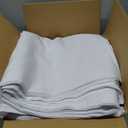 sancua White Table Cloths Rectangle, 8 Pack Tablecoths for 6 Foot Tables - Washable Polyester Fabric Table Cover for Wedding, Birthday Party, Banquet Reception, 54x108 Inch