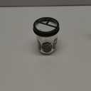 Amolliar Mason Jar Toothbrush Holder - Rustproof Stainless Steel - Holds 2 Toothbrushes and Toothpaste,with Chalkboard Labels - Farmhouse Dcor Bathroom Countertop and Vanity Storage Organizer,Black