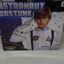 Spooktacular Creations Halloween Astronaut Costume for Kids, Unisex Astronaut Outfit, Toddler Pilot Jumpsuit for Themed Party (3T (3-4 YRS), White)
