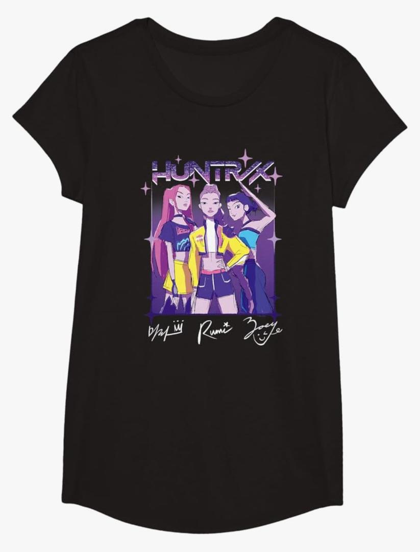 Kpop Demon Hunters HUNTR/X Officially Licensed T-Shirt Size XS (Girls)