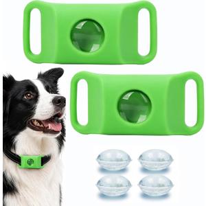 Pendant for Dog Collar, Natural Scent Tag 2Pack with 6 Refills | Waterproof, Scented Charm, Lightweight, Durable, Adjustable for All Sizes