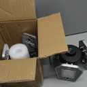 LZHOME 2-Pack Deformable LED Garage Ceiling Lights, 9000 Lumens, 82W CRI 80, Adjustable Shop Lighting (No Motion Activated)