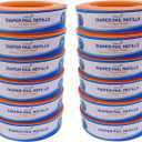 Compatible with Diaper Genie Pails, 12-Pack, 3840 count (12)