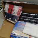 20 FT Black 11‑Gauge Heavy Duty Flag Pole with Solar Light, Aluminum Flagpole Kit with 3x5 Embroidered USA Flag for Outside House In‑Ground,Commercial,Residential,Resistance High Winds