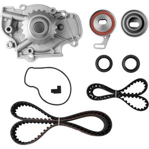 Engine Timing Belt Kit with Water Pump | Compatible With 1994-2002 Honda Accord EX LX SE DX, Odyssey, Acura CL, Isuzu Oasis 2.2L 2.3L L4 SOHC 16V | Replaces# TCKWP244, TBK244, TBKWP244