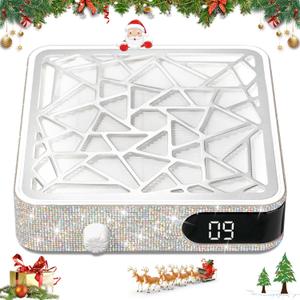 CHRISTINE SHELLY Nail Dust Collector, Powerful Vacuum Fan Vent Dust Collector Extractor Dust Suction Machine for Acrylic Nails Polishing, Nail Salon, White