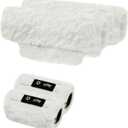 SPRING SEAON Crutches Padding Universal Crutch Pads for Armpits and Hand Grips Pads for Crutches Underarm Crutch Cushions Fluffy Crutch Covers Machine Washable Crutches Padding for Armpits (Beige)