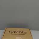 Ravinte 30 Packs (15 Pairs) 3/8" Inset Matte Black Cabinet Hinge,Self Closing Hinges for Kitchen/Bathroom/Furniture Cabinets & Doors,Decorative Cabinet Hardware Kitchen Cabinet Hinges with Door Bumper