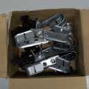Heavy Duty 3/4" Cable Support J Hooks with Beam Clamp for Wire Management, Metal Wire Support J-Hook Hanger for Wall Mounting&Attaching to Vertical Surfaces(Ceilings, Beams)12 Packs