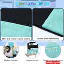 Maitys 24 Pcs Chair Storage Pocket 16 x 19 Inch Large Chair Pocket Classroom Seat Organizer 8 Color Seat Storage with Name Tag Slot for School Classroom Student Kindergarten (Macaron Color)