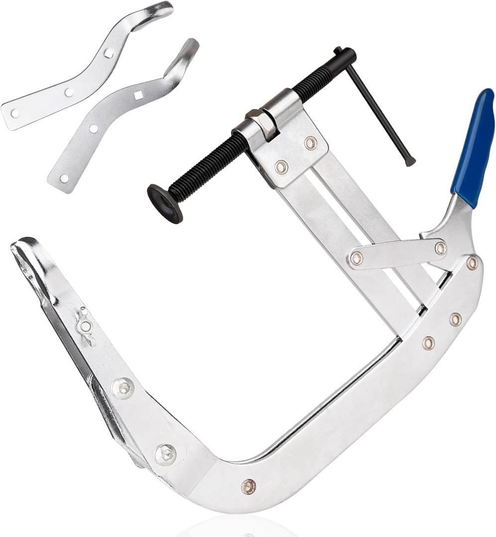 8inch Valve Spring Compressor, Valve Spring Compressor Tools, Valve Compressor Tool, Multi-Function Spring Pulling and Dismantling Tool, Suitable for Most Cars