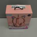 Unicorn Kids' Bluetooth Headphones,Foldable Wireless Headphones for Children with Cable and Microphone Earphones Volume Control,Unicorn-Inspired Gift Design for Birthday Gift & Christmas (purple)