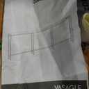 VASAGLE 78.7"Console Table, 25.2-35.2"Height Adjustable, with Power Outlet