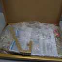 Wokceer Round Backdrop Stand 7.2FT Circle Balloon Arch Frame Circle Backdrop Stand Gold Round Arch for Wedding Birthday Party Bridal Shower Anniversary Event Ceremony Decoration