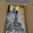 Rake for Leaves: Small Metal Garden Rake, 8.5" Wide, 11 Metal Tines,Heavy Duty Lightweight Kids Leaf Rakes for Small Lawn Yard Shrub,Tight Spot Garden Bed Leaf Debris Picking Cleaning, 60 Long Handle