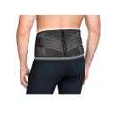Copper Fit Pro Back Support, Black with Copper Trim, Large/X-Large, Unisex Waist Size 39”-50” (CFBACK)