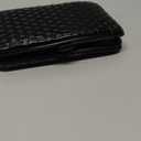 Yougai Tweezers Set,9 Pcs Professional Stainless Steel Tweezer Kit-Great Precision Eyebrow Tweezers for Ingrown Facial Hair with Leather Travel Case as Stocking Stuffing Gifts (Black and Red-01)