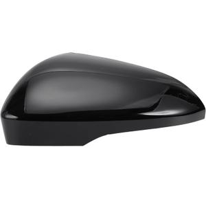 X AUTOHAUX Car Rear View Left Driver Side Mirror Cover Cap Replacement Gloss Black for Ford Fusion 2013-2019 Fits W/Turn Signal Models Mirror Guard Covers Exterior Decoration Trims