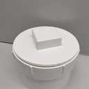 4" PVC Sewer Cleanout Adapter with Plug Pipe Fitting, PVC DWV Flush Sewer Cleanout Cap for Drainage Piping System